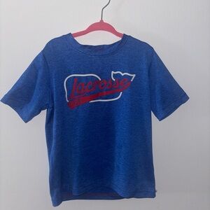 Vineyard Vines Blue Lacrosse Tee